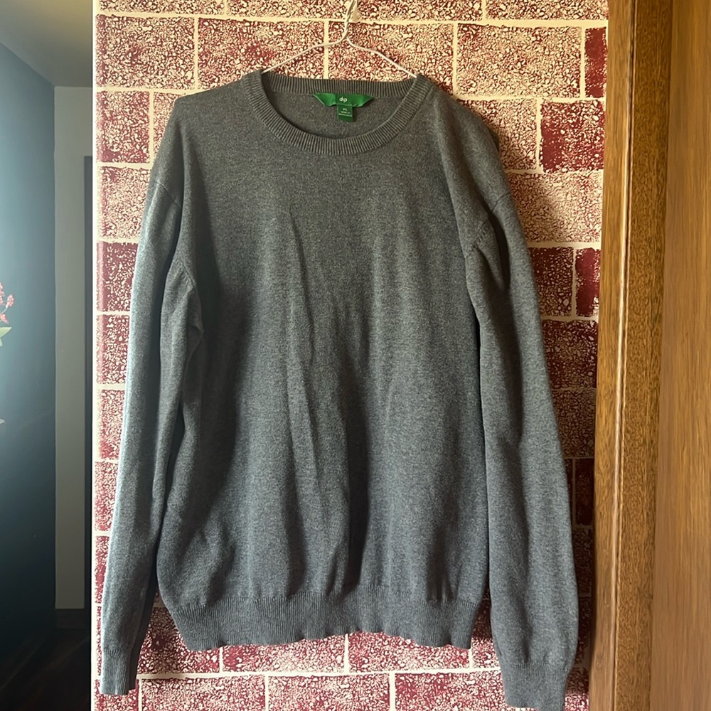 dip Crewneck Long Sleeve Sweater